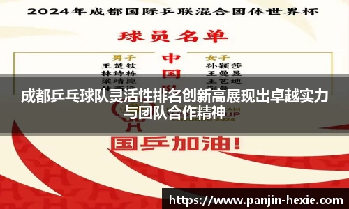 成都乒乓球队灵活性排名创新高展现出卓越实力与团队合作精神