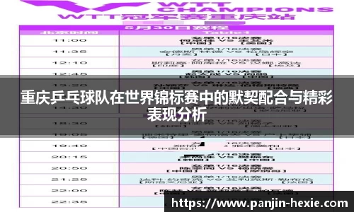 重庆乒乓球队在世界锦标赛中的默契配合与精彩表现分析